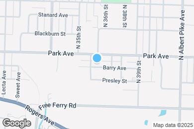 Map image of the property - 3611 Barry Ave