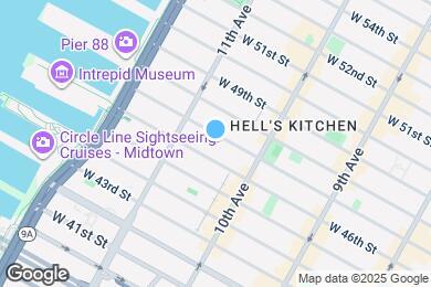 Map image of the property - 536 W 47th St