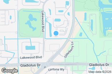 Map image of the property - 8121 S Woods Cir