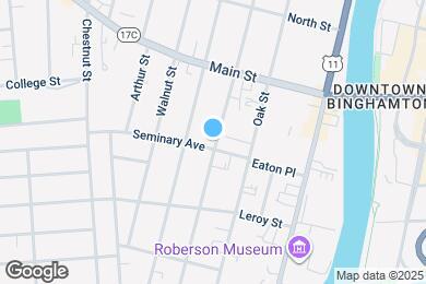 Map image of the property - 16 Seminary Ave