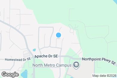 Map image of the property - 308 Arapaho Dr SE