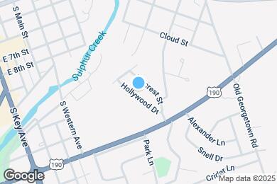 Map image of the property - 13 Hollywood Dr