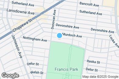 Map image of the property - 6449 Nottingham Ave