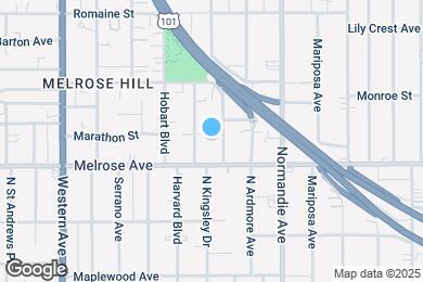 Map image of the property - 723 1/2 N Kingsley Dr