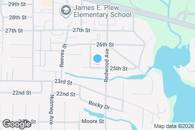 Map image of the property - 1619 25th St