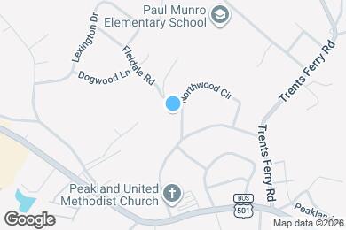 Map image of the property - 1506 Northwood Cir