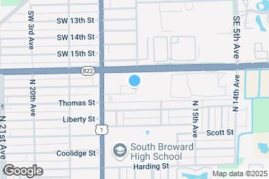 Map image of the property - 1703 Thomas St