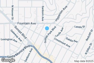 Map image of the property - 1233 Hyperion Ave