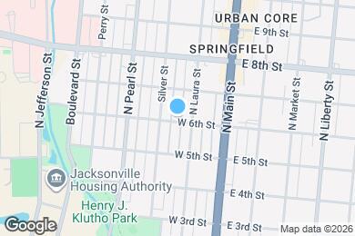 Map image of the property - 121 W 6th St