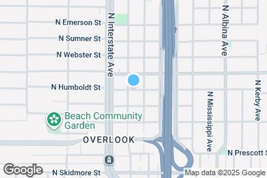 Map image of the property - 1377 N Humboldt St