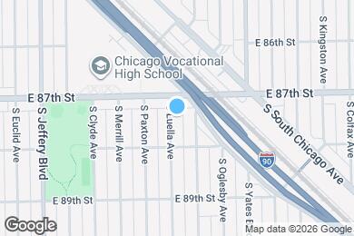 Map image of the property - 8725 S Luella Ave
