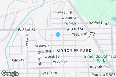 Map image of the property - 1629 W 31st St