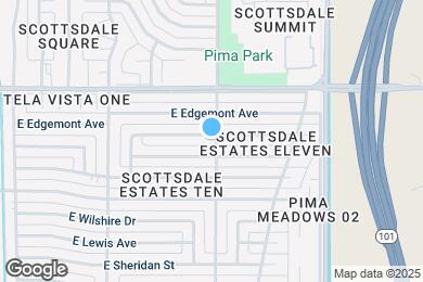 Map image of the property - 8547 E Roanoke Ave