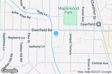 Map image of the property - 1163 Deerfield Rd