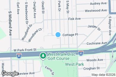 Map image of the property - 505 Park Dr