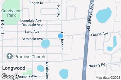 Map image of the property - 890 Seminole Ave