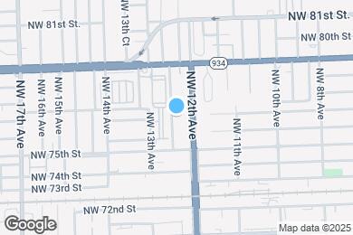 Map image of the property - 7573 NW 12th Ct