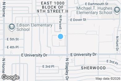 Map image of the property - 520 N Stapley Dr