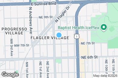 Map image of the property - 741 NE 4th Ave
