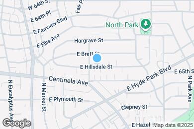 Map image of the property - 513 E Hillsdale St