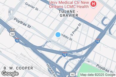 Map image of the property - The Residences at LSU Health