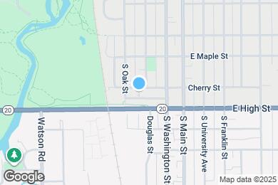 Map image of the property - 303 W Cherry St