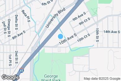 Map image of the property - 416 10th Ave S