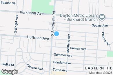 Map image of the property - 1613 Huffman Ave