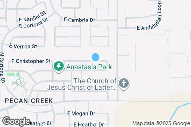 Map image of the property - 1661 E Christopher St