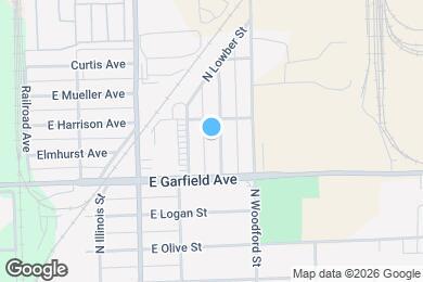 Map image of the property - 2057 N Charles St