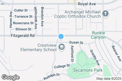 Map image of the property - 2425 Dusan St