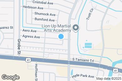 Map image of the property - 8103 Agress Ave