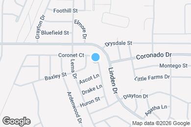 Map image of the property - 3302 Coronet Ct