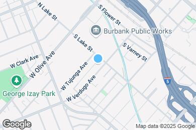 Map image of the property - 211 West Verdugo