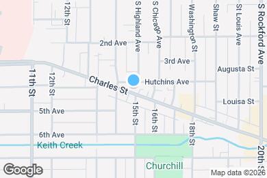 Map image of the property - 1822 Charles St