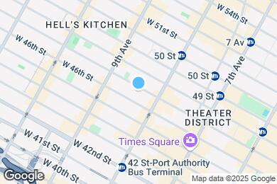Map image of the property - 318 W 47th St