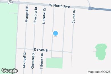 Map image of the property - 17209 Chula Vista Dr