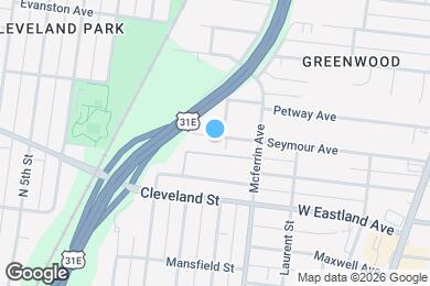 Map image of the property - 836 Seymour Ave