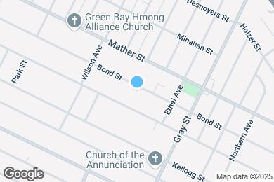 Map image of the property - 1145 Bond St