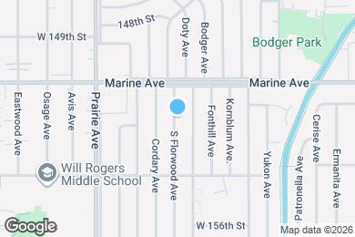 Map image of the property - 15202 Florwood Ave