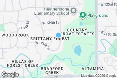 Map image of the property - 12440 S Gallery St