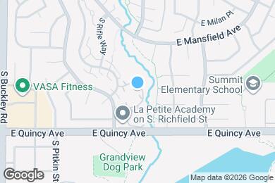 Map image of the property - 4281 S Salida Way
