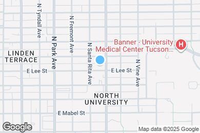 Map image of the property - 1231 E Lee St