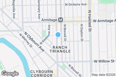 Map image of the property - 1909 N Sheffield Ave