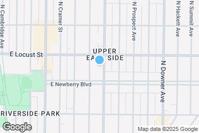 Map image of the property - 2839 N Maryland Ave