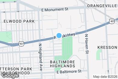 Map image of the property - 3627 Pulaski Hwy