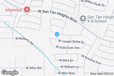 Map image of the property - 2936 W Jasper Butte Dr