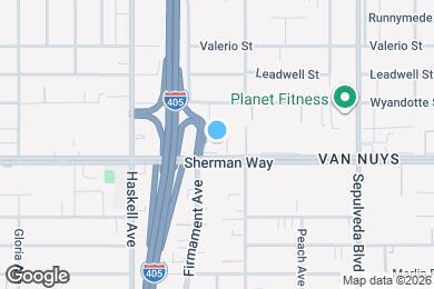 Map image of the property - 15549 Sherman Way