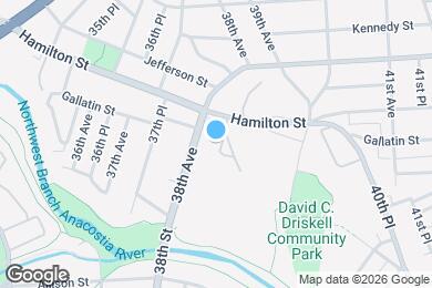 Map image of the property - 3831 Hamilton Street