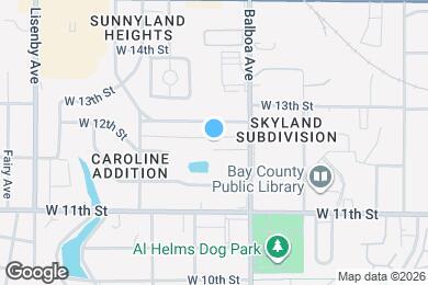 Map image of the property - 1018 W 12th St